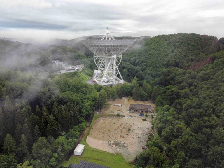 Effelsberg Observatorium Starkregen